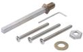Hoppe Jeu de fixation pour porte Vh garniture de porte à levier + rapide 38-43