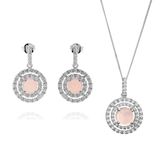 Orphelia Sieradenset 925 sterling zilver Chalcedon SET-7481