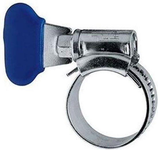 HI-GRIP - Industrie - wormschroef - slangklem met vleugelmoer - B = 12 mm - verzinkt - 17 - 25 mm