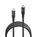 NGS KNOT 240W-2 USB-C naar USB-C kabel, 240 W, 2 m, USB 4.0, snel opladen, PD 3.1 en PPS, 40 Gbps gegevensoverdracht, versterkt vlechtwerk met aluminium connectoren, hoge sterkte en duurzaamheid