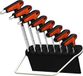 SUPER Bol Inbusset + houder 8 delig, steel quality met doekhouder