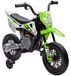 StarTech Elektrische kinderfiets - Elektrische dirtbike - 2 x 12V motor - Maximale snelheid: 5 km/u - Stabilisatorwielen - Veren - Geschikt voor kinderen van 3 tot 6 jaar - Groen