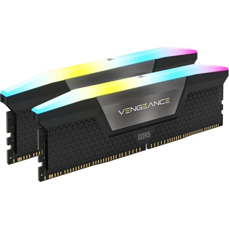 CORSAIR VENGEANCE RGB DDR5 Lichtversterkingsset (Geen Fysiek Geheugen) – Zwart