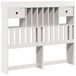 VidaXL Hoofdbord met opbergruimte 135 cm massief grenenhout wit