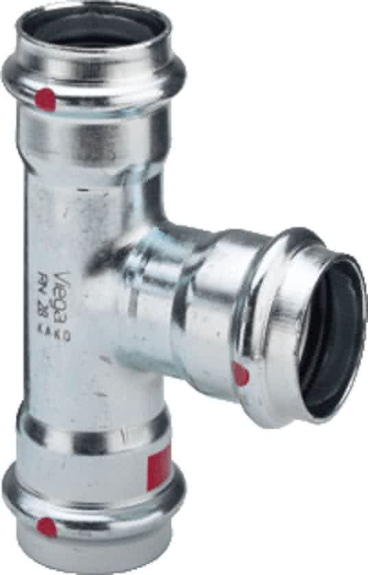 Viega Persfitting met 3 aansluitingen - 4015211558697