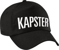 Bellatio Decorations Kapster verkleed pet zwart voor dames en heren