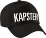 Bellatio Decorations Kapster verkleed pet zwart voor dames en heren