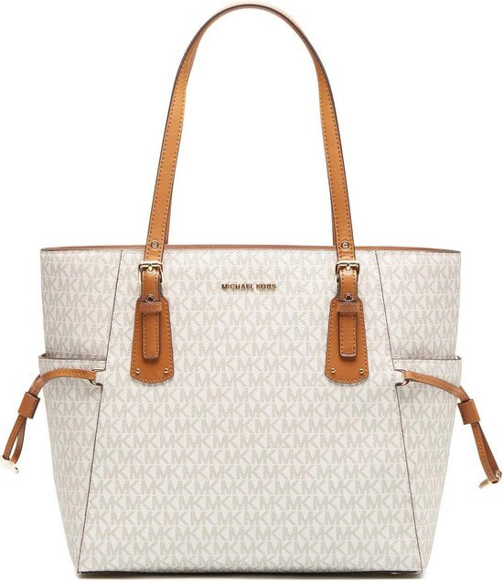 Michael Kors Schoudertas Voyager - print