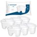Merkloos Laica Waterfilterpatroon waterfilterkan - Compatibel met Laica Bi-Flux - Zuivert chloor en zware metalen - 6 stuks