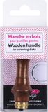 Herbin Stempelhandvat Hout Donkerbruin