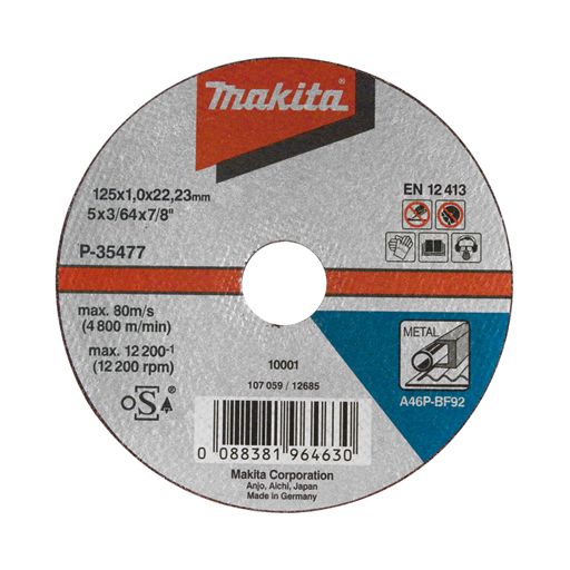 Makita Doorslijpschijf metaal - B-10665-5