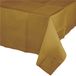 Haza Party/verjaardag Tafelkleed - 3x - goud - 274 x 137 cm - tafellaken van papier