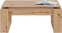 CaliCosy Salontafel Ciara Eikenlook MDF Rechthoek Industrieel 102 cm
