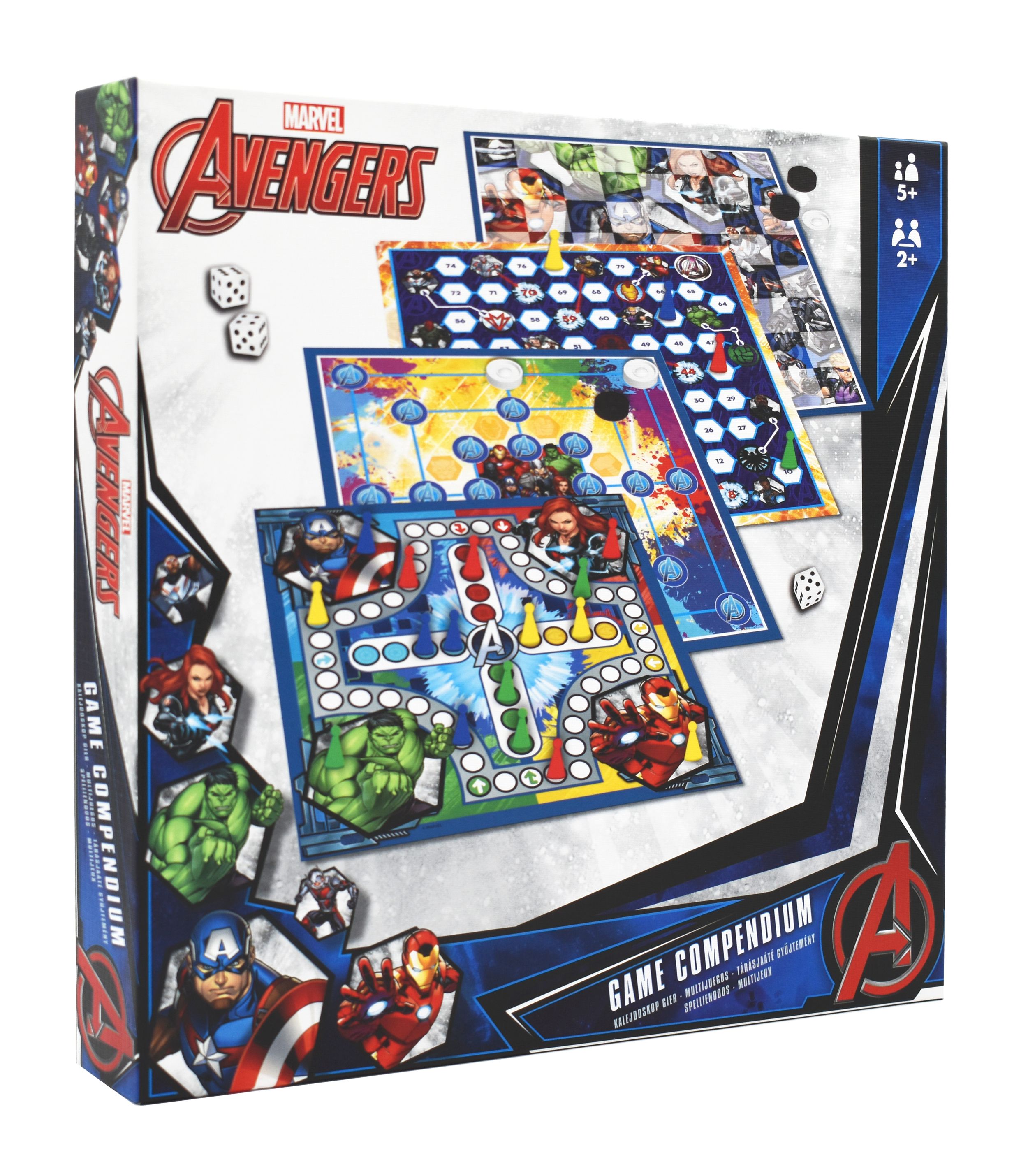 Marvel Avengers 4-in-1 Game Compendium - Board Game Collection