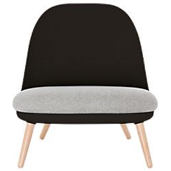 Paper Flow Cocoon Reception Chair Black
