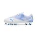 PUMA RAPID FG/AG Jr Unisex Sportschoenen - Puma White-Ultra Blue