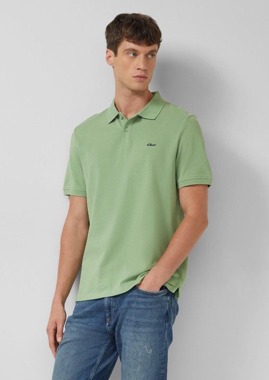 s.Oliver Polo-shirt XXL Saliegroen