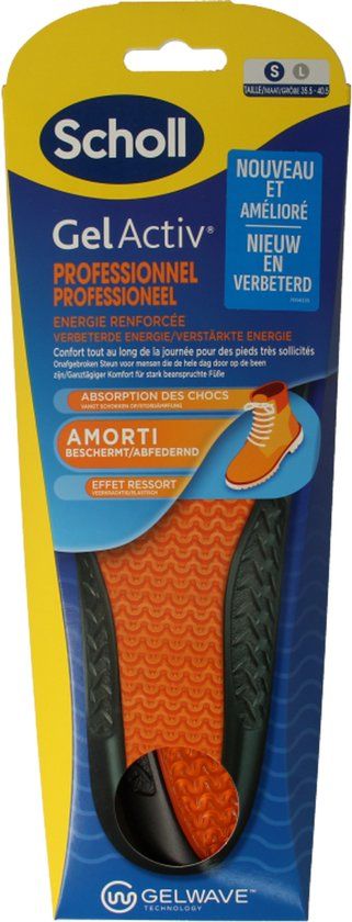 Scholl GelActiv Inlegzolen Casual - Maat 35.5-40.5 - 1 paar