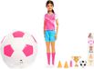 Barbie Team Barbie Rol en Onthul Voetbalspeelster, Pop en Accessoires