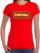 Bellatio Decorations Verkleed T-shirt voor dames - Portugal - rood - supporter - themafeest M