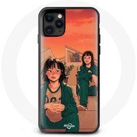 Maniacase Etui voor iPhone 12 Pro Max Inktvis Spel Ji Yeong Nr 240 en Kang Sae Byeok Nr 067