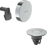 Hansgrohe Exafill - Bovenset voor badaf- en overloopsysteem met vulling, Push-Open, chroom/chroom 58131000