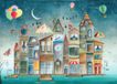 Magnolia Puzzle Houses I Read - 1000 pièces puzzle