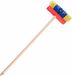 Sorex Kamer kinderbezem - rood/geel 70 cm