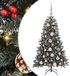 vidaXL Sapin de Noël artificiel avec 150 LED Vert 120 cm PVC, Plastique et Acier