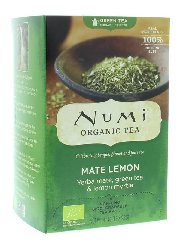 Numi Organic Tea Mate Lemon 18st