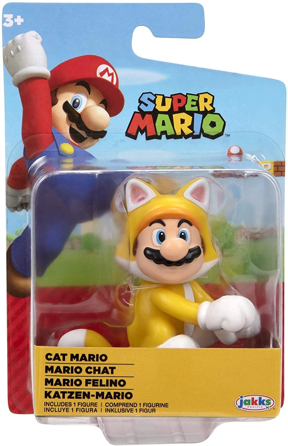 Jakks Pacific Nintendo Super Mario Cat Mario figure 6,5cm