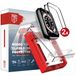 Rosso Smartwatch Protector Geschikt voor Apple Watch 4/5/6/SE 44MM - 7H Tempered Glass Screen Protector - met Installatietray en Dust Removal - Horloge Beschermlaag - Case Friendly (2-Pack)