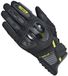 Held Sambia 2, gants femme, couleur: Noir/Jaune Néon, taille: 8