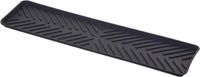5five Tapis égouttoir/tapis de séchage cuisine étroit - antidérapant - caoutchouc - anthracite - 10 x 40 cm - pliable