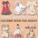 Floral Wedding Dress Coloring Book for Adults