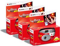 AgfaPhoto PACK 3 x 601020 Wegwerpcamera LeBox Flash