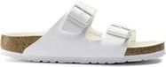 Birkenstock Arizona Slippers Triple White Narrow-fit | Wit | Imitatieleer | Maat 39