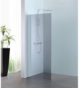 Royal Plaza Parri walk-in 120x200cm zilver profiel en grijs glas met clean coating 23787