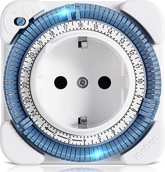 Theben 0260030 Timer 26 - Analoge Schakelklok - NL Stekker - Wit