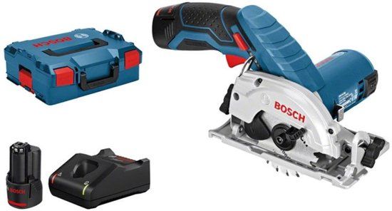 Bosch Professional GKS 12V-26 - Accucirkelzaag - 12V - Incl. 2x 3.0Ah accu's en lader - in L-Boxx
