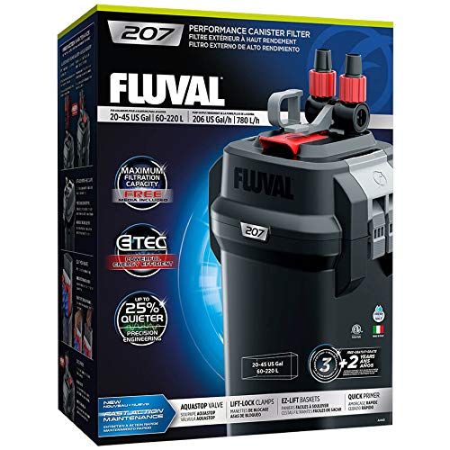 Fluval Buitenfilter A444 207 - Voor Aquaria tot 200 liter - Zwart/Grijs