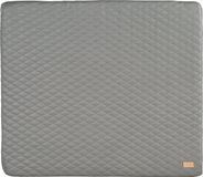 roba Luiermat Luxe 85x75 - PU Leer - Design Stenen Piqué - Grijs