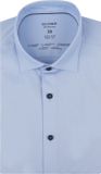 OLYMP Level 5 24/Seven Body Fit chemise bleu clair tricot