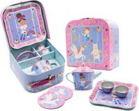 Floss & Rock Theeservies, Fairy - 7 delig - 17 x 17 x 9 cm - Metaal