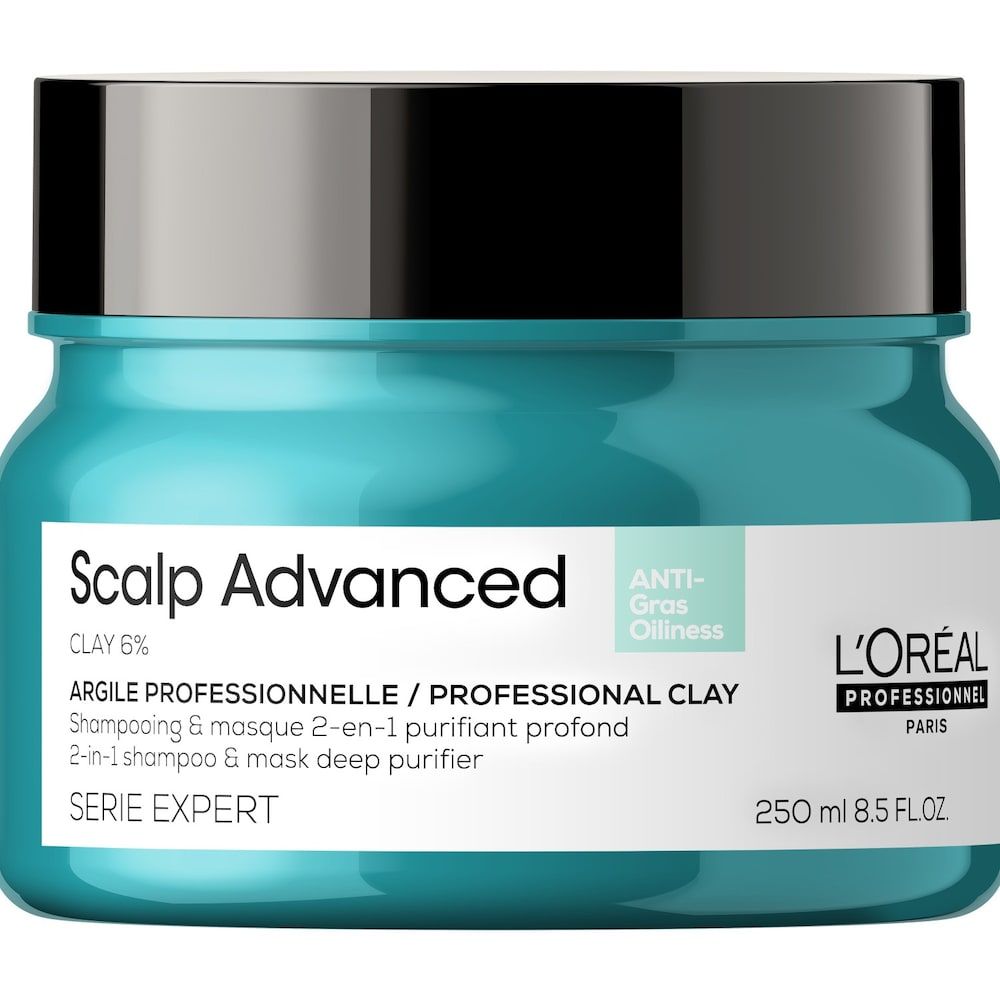 L'Oréal Professionnel Serie Expert Scalp Advanced Anti-Oiliness 2in1 Deep Purifier Clay Hair Mask - 250ml