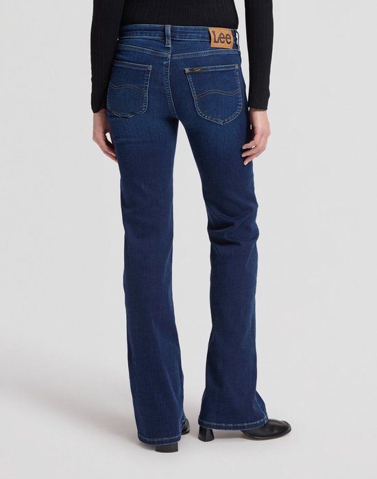 Lee Lana Dames Mid Rise Bootcut Jeans Eternal Blue
