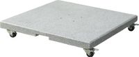 Platinum Sun & Shade Parasolvoet Salerno 120kg Graniet Grijs met Zwenkwielen