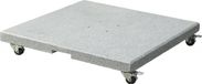 Platinum Sun & Shade Parasolvoet Salerno 120kg Graniet Grijs met Zwenkwielen
