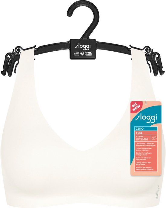 sloggi ZERO Feel 2.0 Soft bh Dames - SILK WHITE - Maat M