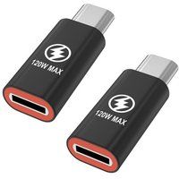 Phonillico® Lot 2 USB-C naar Lightning-adapters Compatibel voor iPhone 16 / iPhone 16 PLUS / iPhone 16 PRO / iPhone 16 PRO MAX